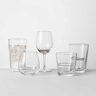  Glass Stackable Tumblers Set Of 6 - Threshold™