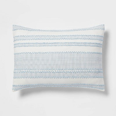  8pc Clipped Jacquard Stripe Comforter Bedding Set - Threshold™