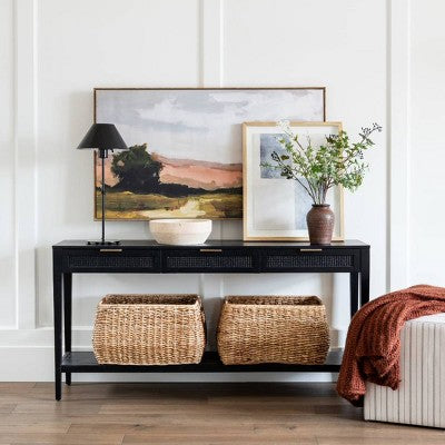  East Bluff Woven Drawer Console Table - Threshold™ Designed With Studio McGee