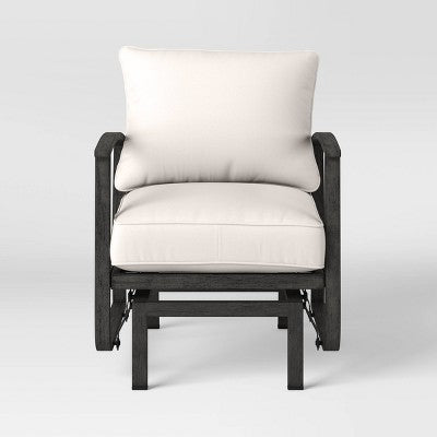 2pc Ryegate Glider Outdoor Patio Chairs, Club Chairs Gray - Threshold™