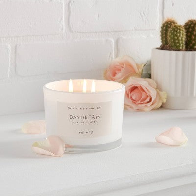  Wood Lidded Glass Wellness Daydream Candle - Threshold™