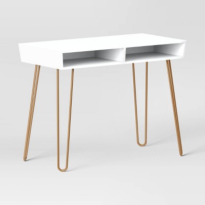  Hairpin Writing Desk With Storage - Threshold™