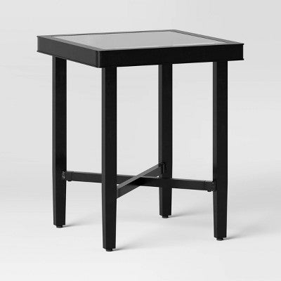  Searsburg 3pc Aluminum Patio Chat Set - Black - Threshold™