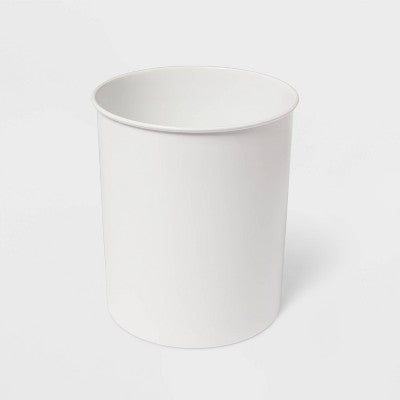  Solid Bathroom Wastebasket Can White - Threshold™