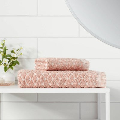  Scallop Towel Clay Pink - Threshold™