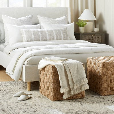  Lynwood Checkerboard Woven Cube - Threshold™ Designed With Studio McGee