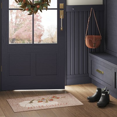  1'8"x2'10" Washable 'Better Together' Accent Rug Tan - Threshold™