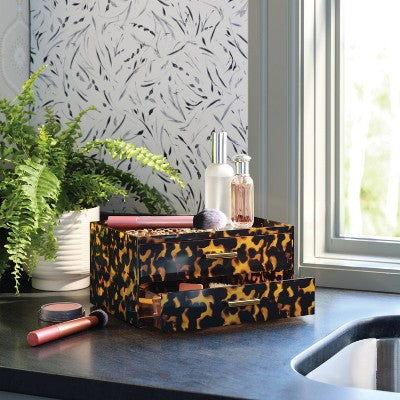  Leopard Print Stacking Drawers - Threshold™