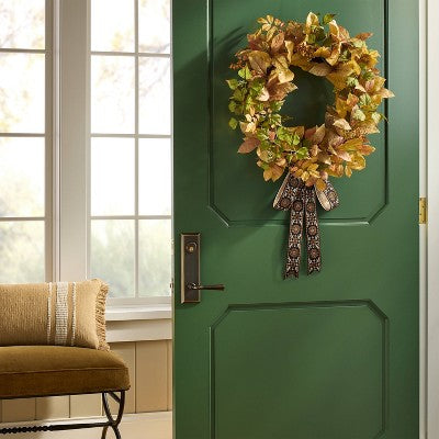  24" Mixed Berry Artificial Fall Wreath - Threshold™ Designed With Studio McGee