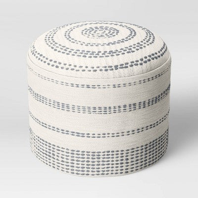  Darien Pouf Textured Neutral - Threshold™