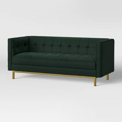  Cologne Tufted Track Arm Sofa Emerald Green - Threshold™