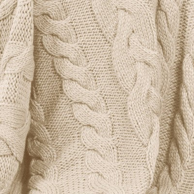  Chunky Cable Knit Reversible Throw Blanket - Threshold™