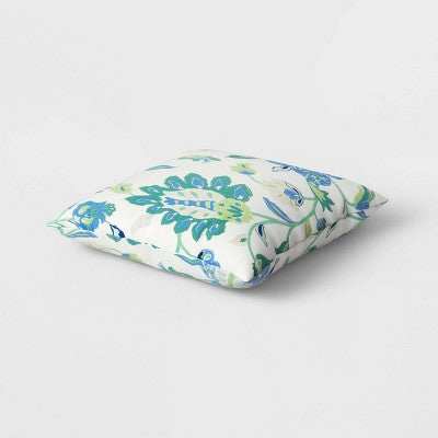  Decorative Throw Pillow Jacobean Floral - Threshold™