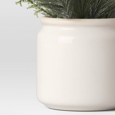  Artificial Plant Large Heavy Flocked Arrangement - Threshold™