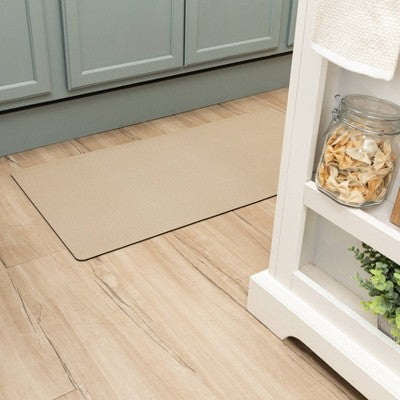  20" X 40" Low Profile Charmed Manor Patterned Polyurethane Kitchen Mat With Foam Rubber Backing - Threshold™