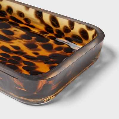  Colored Glass Tortoise Bath Tray - Threshold™