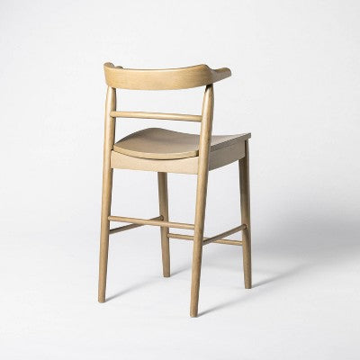  Kaysville Curved Back Wood Counter Height Barstool - Threshold™ Designed With Studio McGee