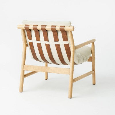  Holly Sling Back Accent Chair Cream/Natural - Threshold™ Designed With Studio McGee