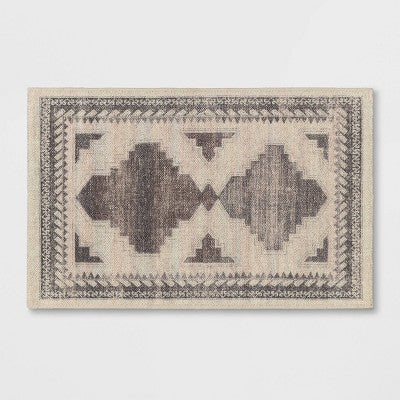  Cromwell Washable Printed Persian Style Rug Tan - Threshold™