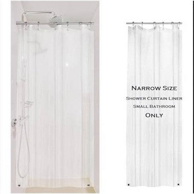 54"x78" Stall Size Medium Weight PEVA Shower Liner Clear - Threshold™: 100% PEVA, Waterproof, Grommet Top Design