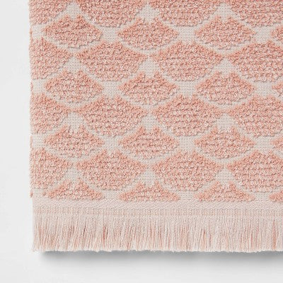  Scallop Towel Clay Pink - Threshold™
