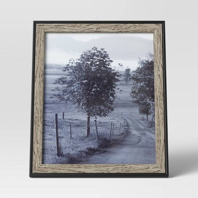  10" X 12" Float To 8" X 10" Single Image Frame Rustic Walnut/Black - Threshold™