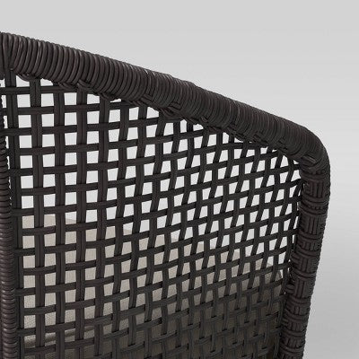  Weybridge Wicker Weave Patio Loveseat - Threshold™