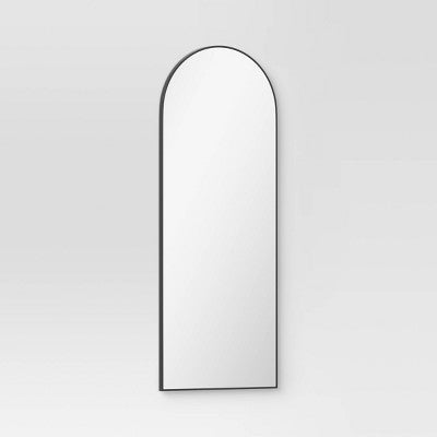  28" X 72" XL Arch Mirror Black - Threshold™