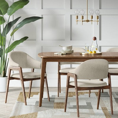  Ingleside Open Back Upholstered Wood Frame Dining Chair - Threshold™