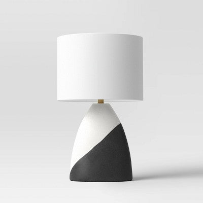  Modern Table Lamp Black/White - Threshold™