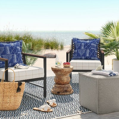  Woven Grid Outdoor Deep Seat Cushion - Threshold™