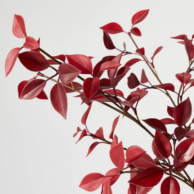  Eucalyptus Leaf Arrangement Burgundy - Threshold™ Designed With Studio McGee