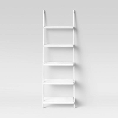  72" Loring 5 Shelf Leaning Bookshelf - Threshold™