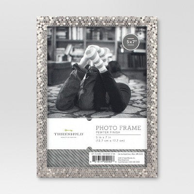  Brushed Nickel Textured Frame - Threshold