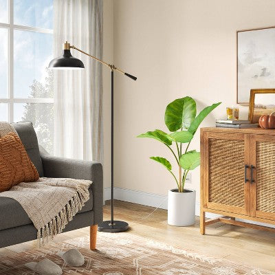  Crosby Schoolhouse Floor Lamp Black - Threshold™