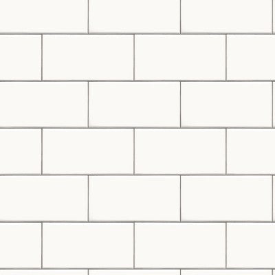 Subway Tile Peel & Stick Wallpaper White - Threshold™: Vinyl, Self-Adhesive, Stain-Resistant, Washable, 27.5 Sq Ft Coverage