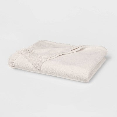  Woven Textural Striped Bed Throw - Threshold™