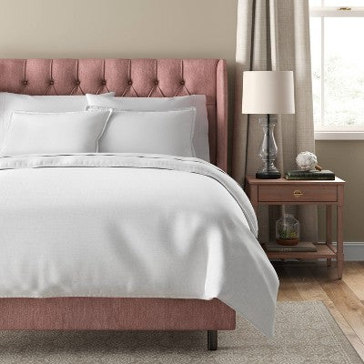  Tufted Velvet Upholstered Wingback Headboard - Skyline Furniture
