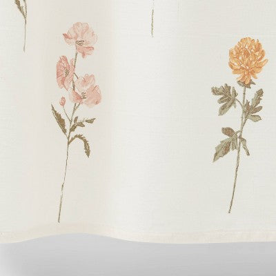  Botanical Floral Shower Curtain - Threshold™