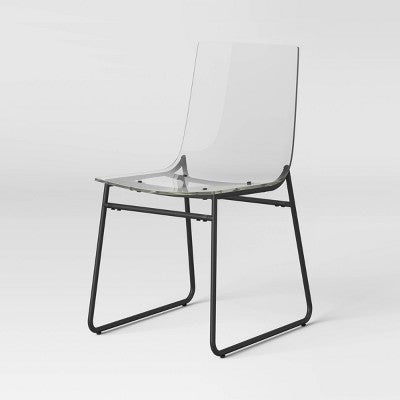  2pk Laurel Acrylic Dining Chairs With Metal Legs - Threshold™