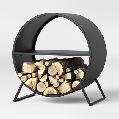  Large Sheet Metal Wood Storage - Threshold™