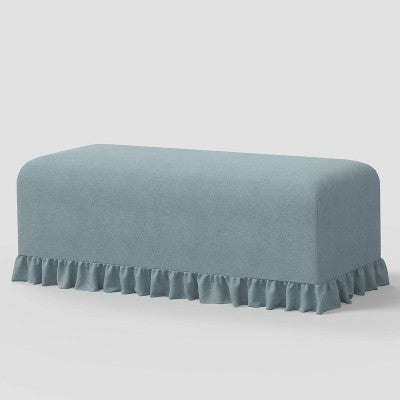  Ruffle Slipcover Dining Bench - Threshold™ Designed With Studio McGee