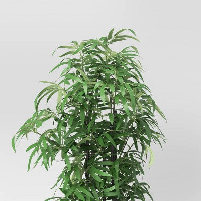  61" Artificial Bamboo Floor Plant Green - Threshold™