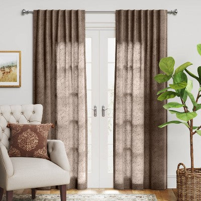  1pc Light Filtering Textural Boucle Window Curtain Panel - Threshold™