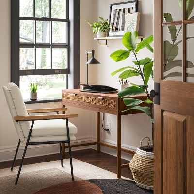  Minsmere Writing Desk With Drawers - Threshold™