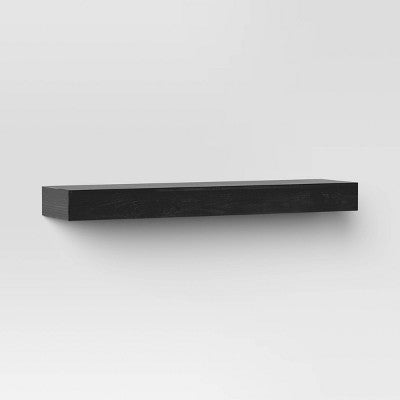  24" Floating Wood Shelf - Threshold™