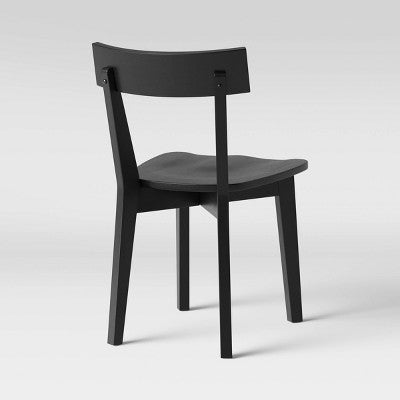  Set Of 2 Bombelli Modern Dining Chair Black - Threshold™