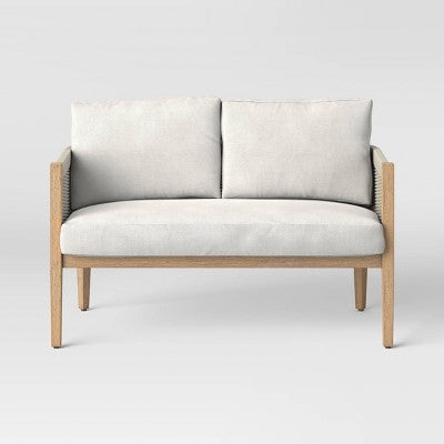  Pasadena Patio Loveseat - Gray - Threshold™ Designed With Studio McGee
