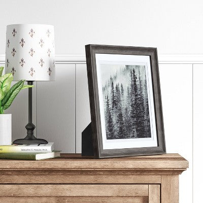  8" X 10" Double Matted Table Frame Dark Brown - Threshold™