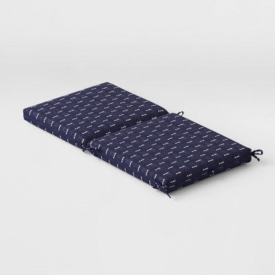  Arete Outdoor Chair Cushion Navy - Threshold™